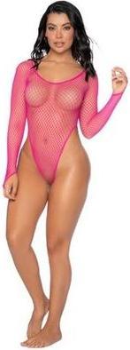 Produktbild Mapale Lange Ärmel High-Cut Netz-Bodysuit (One Size)