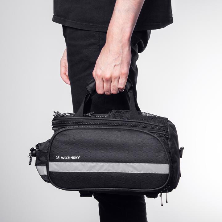 Produktbild Wozinsky WBB36BK 27L Fahrradtasche - schwarz (27 l, Gepäckträgertasche)