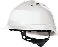 Deltaplus Casco di sicurezza Quarts Up IV Delta Plus, range di regolazione 53-63 cm, bianco (53 - 63 cm)