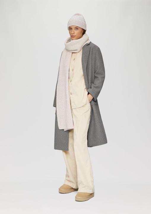 Actual product image S.Oliver Tuch Gestrickter Schal mit Schmuckperlen