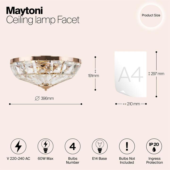 Produktbild Maytoni Facet (E14)