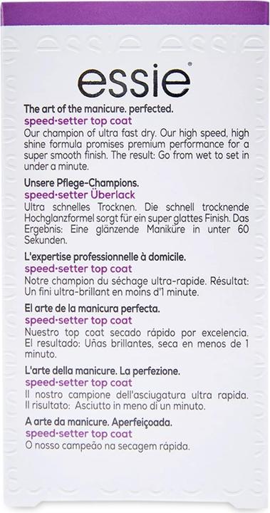 Actual product image Essie Speed setter (Gel setter, Top coat)