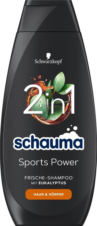 Image du produit Schwarzkopf Shampooing Sports Power 400 ml (400 ml, Shampoing liquide)
