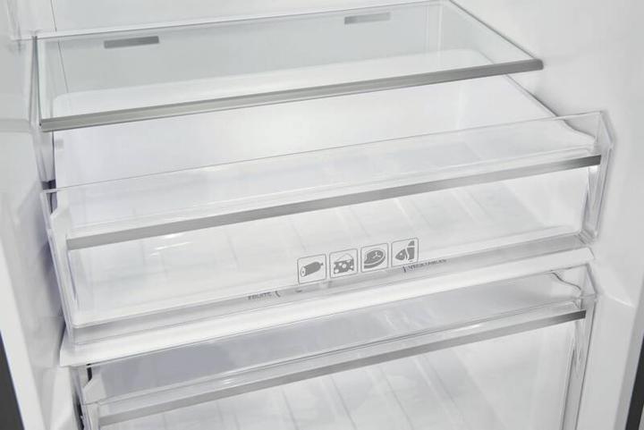 Produktbild Exquisit KS360VHE040D inoxlookaz Standkühlschrank ohne GefrierfachD (359 l)