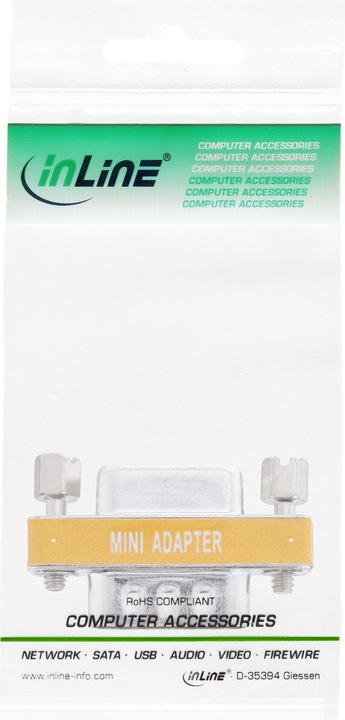 Produktbild InLine Nullmodemadapter (Sub-D 9, 3.50 cm)