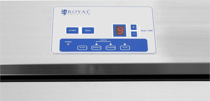 Produktbild Royal Catering Vakuumierer Edelstahl Vakuumiergerät Einschweissgerät Vakuummaschine 31 cm