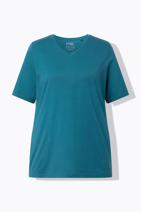 Actual product image Ulla Popken 2 Pack of Eco Cotton Basic Tees (56)