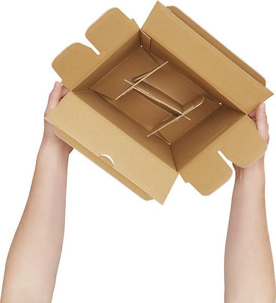 Image du produit kaiserkraft Carton pour bouteilles de vin flow 6er (6 pcs, 16.20 x 32.90 x 24 cm)