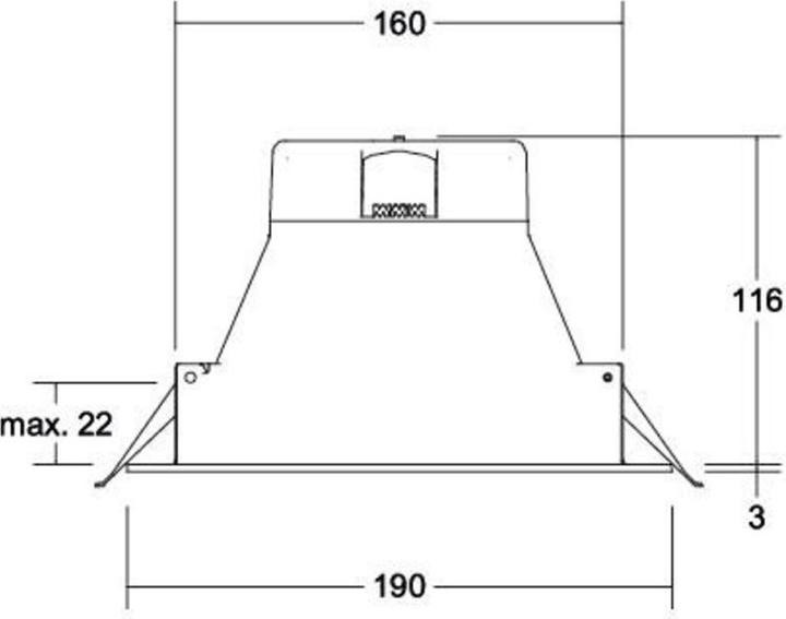 Produktbild Brumberg LED-Einbaudownlight (1460 lm)