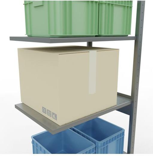 Actual product image Schulte Lagertechnik MULTIplus150 boltless add-on bay system with length bolts