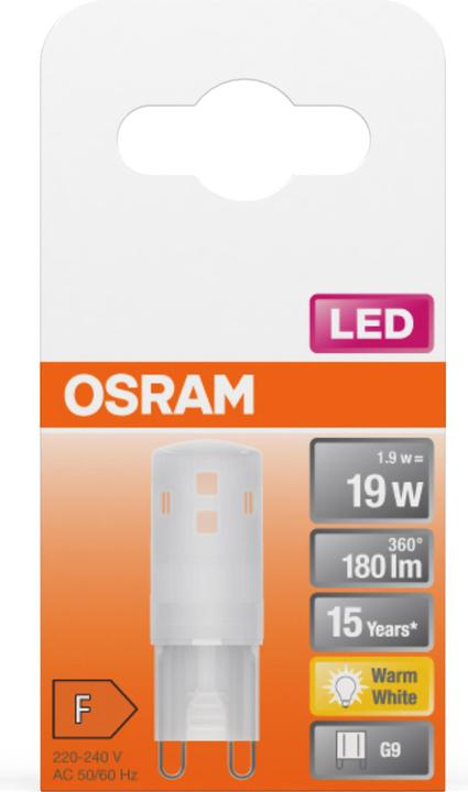 Actual product image Osram LED Pin (G9, 1.90 W, 180 lm, 1 x, F)