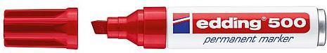 Produktbild Edding Permanentmarker 500 (Rot, 7 mm, 10 x)