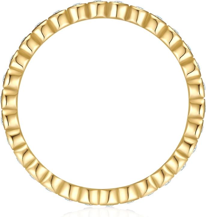 Produktbild Glanzstücke München Ring Sterling Silber gelbgold Zirkonia weiss - 38508 (56, 925 Silber)