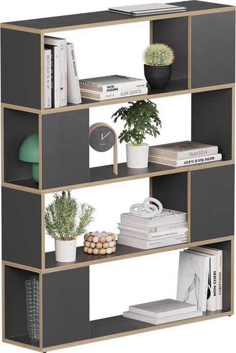Actual product image Vicco Raumteiler Eneos, Anthrazit/Eiche, 100 x 124.5 cm