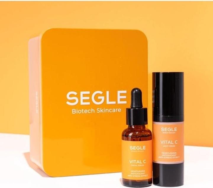 Actual product image Segle Biotech Skincare Hydrant Serum and Cream Gift Vitamin C Moisturizing and Luminous Clears Stains and Antioxidants