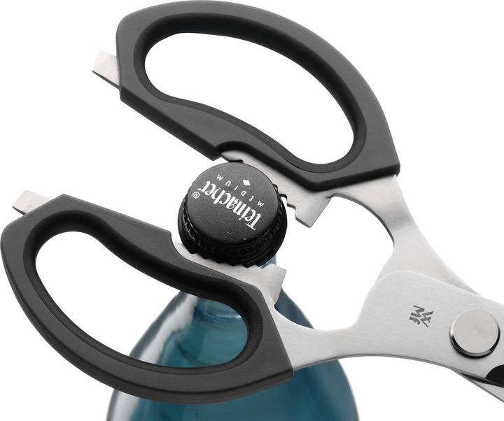 Produktbild WMF Küchenschere Haushaltsschere Allzweckschere 23cm Sägeschliff Softgriff (23 cm)