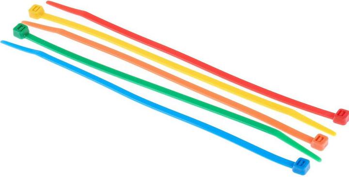 Produktbild RS PRO Kabelbinder 200x4,6mm (Kunststoffkabelbinder, 203 mm, 250 Stk.)