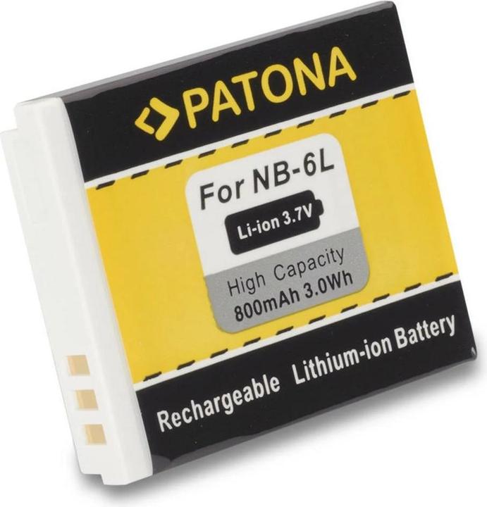 Actual product image Patona Battery NB-6L, 800 mAh / 3.7V (Rechargeable battery)