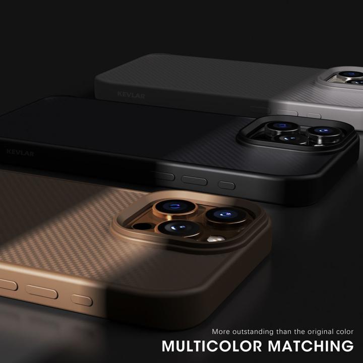 Produktbild Wozinsky Carbon Fiber Case with MagSafe for Samsung Galaxy S25 Ultra - Gray (Samsung Galaxy S25 Ultra)