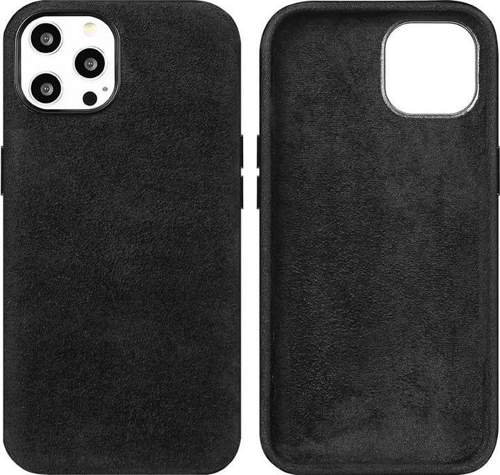 Produktbild cyoo Alcantara - iPhone 12 Pro Max 6.7" - Schwarz - Case Cover Schutzhülle (Apple iPhone 12 Pro Max)