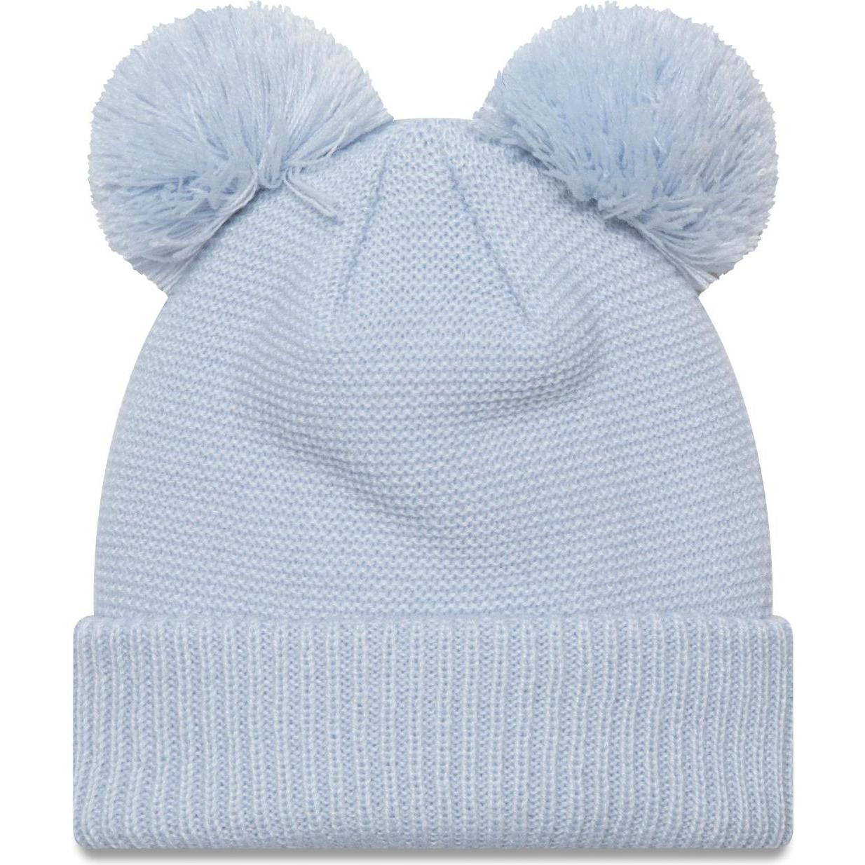 Thumbnail - New Era, Damen, Mütze, Mädchen Wintermütze Double Bobble NY Yankees sky, Blau