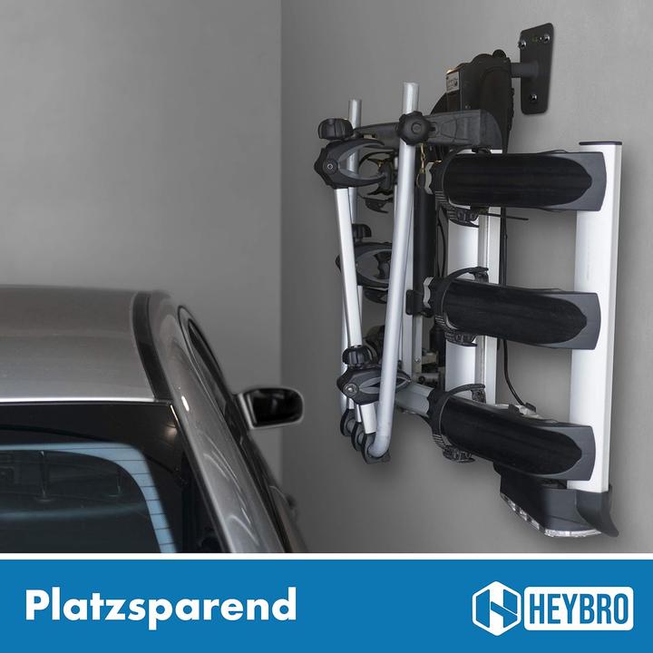 Image du produit Heybro Support mural universel pour porte-vélos (Gris)