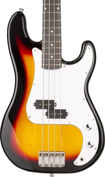 Produktbild Max Music E-Bass GigKit Sunburst (E-Bass, Basswood Body mit hard marble Hals)