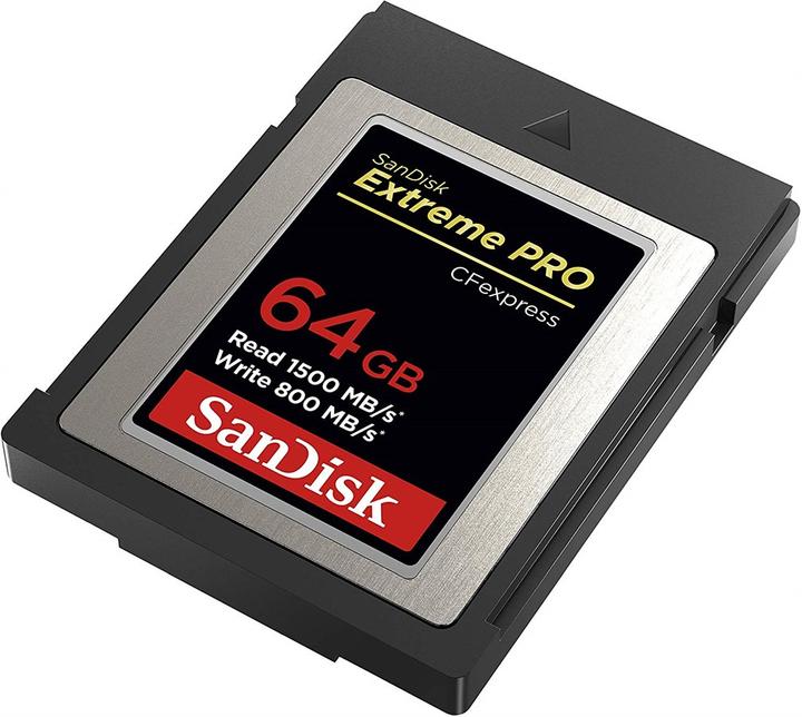 Actual product image Sandisk Extreme Pro (128 GB, CFexpress type B, U3, UHS-I)