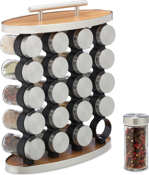 Relaxdays 21 pcs. spice rack