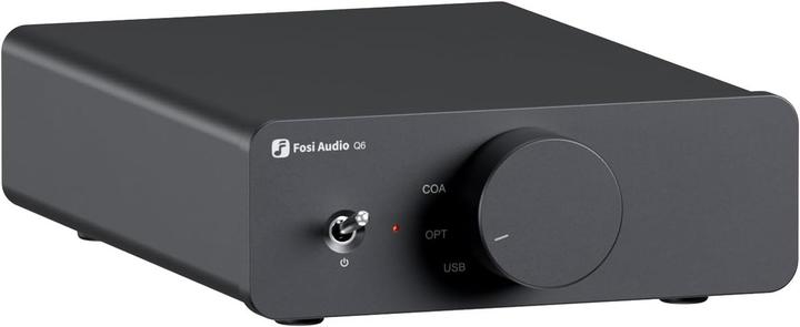 Fosi Audio Q6 Mini DAC – USB-C, OPT/COAX – RCA & Sub – 32bit/768kHz