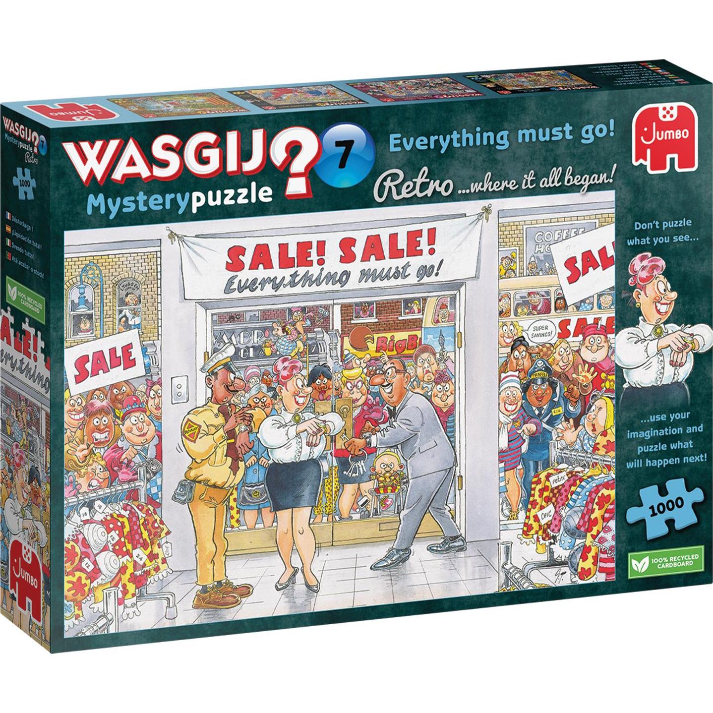 Jumbo Puzzle Wasgij Retro Mystery 7 (1000 Teile)