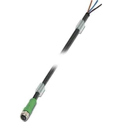 Thumbnail - Phoenix Contact SAC-3P- 1 5-PUR/M 8FS, Elektronikkabel + Stecker, Grau