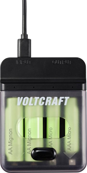 Voltcraft VC-BC4-PB1 (1 pcs, Chargeurs sans batterie)
