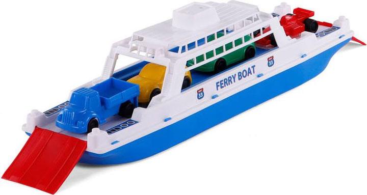 Produktbild Polesie Veerboot 45cm Incl. 4 Auto's