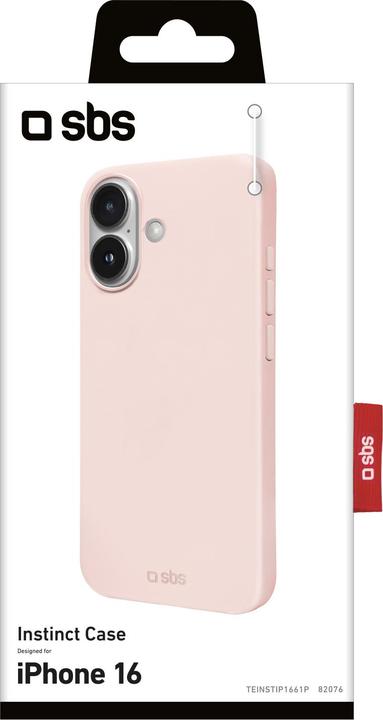 Immagine prodotto SBS Cover Instinct per iPhone 16 rosa (Apple iPhone 16)