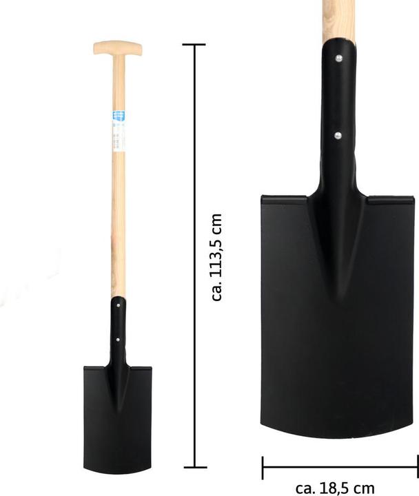 Actual product image Dönges Fire spade DIN 20127, with T-handle
