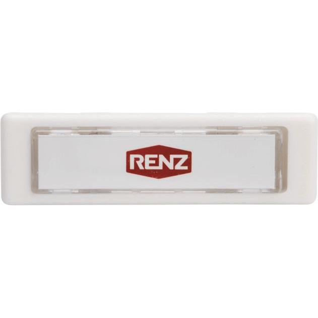 Renz, Klingel + Türsprechanlage, Kombitaster Lira 97-9-85110.9016 weiss