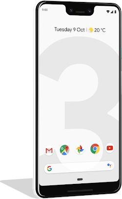Produktbild Google Pixel 3 XL (64 GB, Clearly White, 6.30", Single SIM, 12.20 Mpx, 4G)
