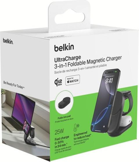 Produktbild Belkin Ultracharge 25 Watt Qi2 Magneti (25 W)