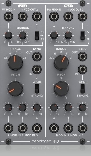 Actual product image Behringer 112 DUAL VCO Moduł syntezatora modularnego