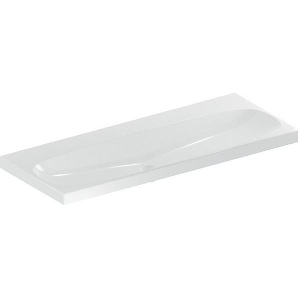 Geberit, Waschbecken, Acanto Waschtisch 501.880, ohne Hahnloch, ohne Überlauf, 1200x480 mm (1230 mm, 195 mm)