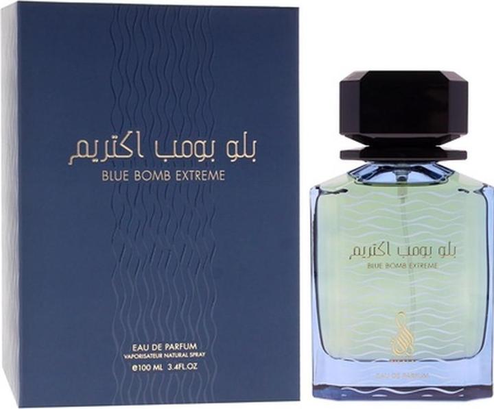 Risala Blue Bomb Extreme by for Unisex 3.4 Oz EDP Spray (Eau de Parfum, 100 ml)