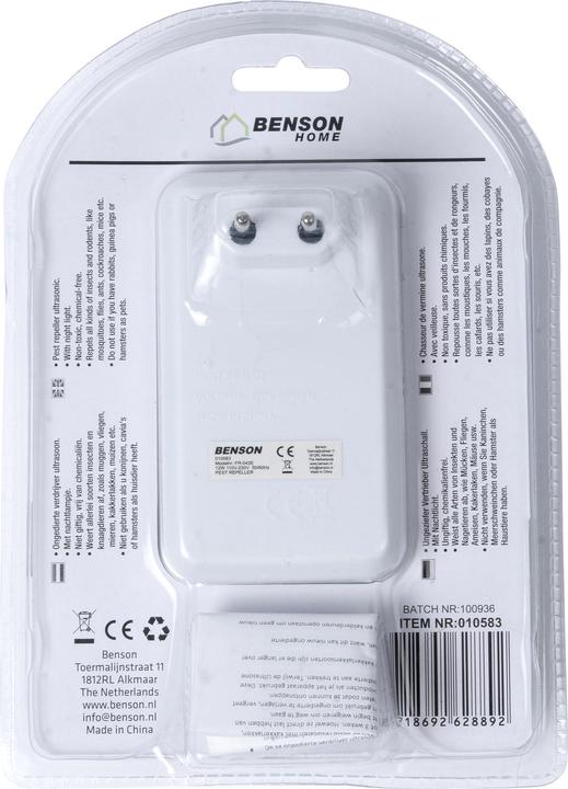 Produktbild Benson Schädlingsvertreiber