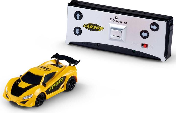 Actual product image Carson 1:60 Nano Racer Striker 2.4GHz yellow (RTR Ready-to-Run)