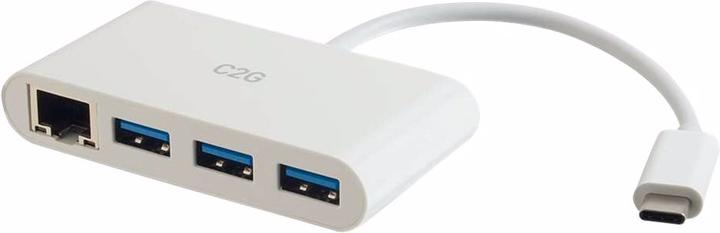 Produktbild C2G USB C Ethernet & USB Hub (USB-C, 4 Ports)