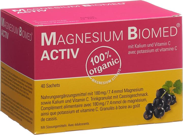 Image du produit Biomed Magnésium Activ (40 pièce(s), Sachet, 228 g)