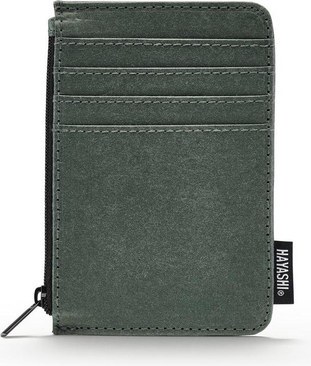 Actual product image Hayashi-UK Wallet with zipper, vegan paper leather