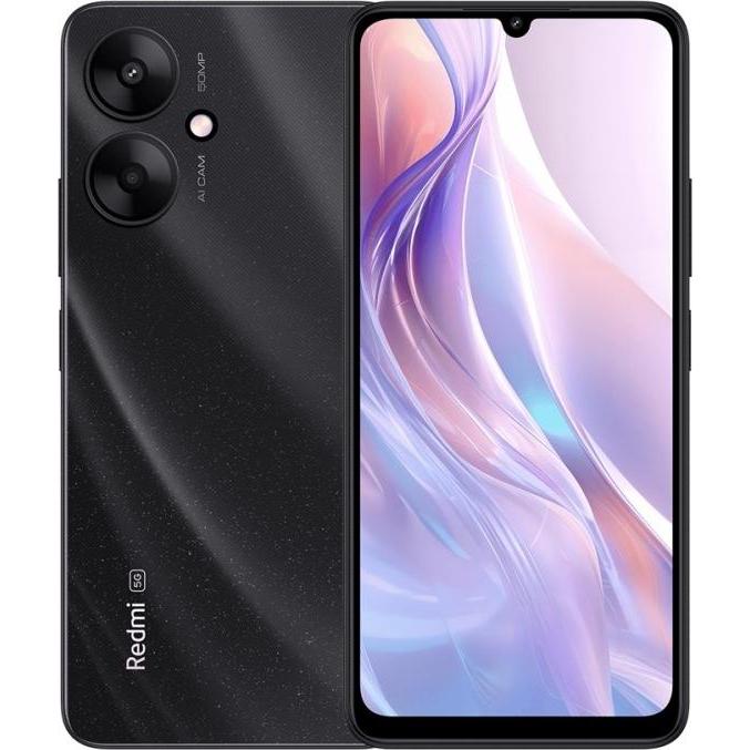 Xiaomi Redmi 13C 5G (128 GB, Midnight Black, 6.74", Dual SIM, 5G), Smartphone, Schwarz