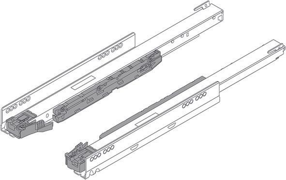 Image du produit Blum Rail de corps de meuble