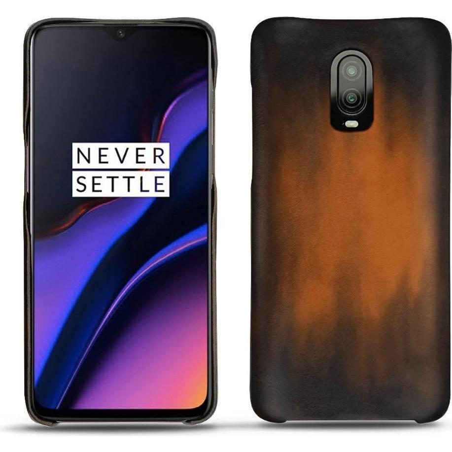 Thumbnail - Noreve Lederschutzhülle (OnePlus 6T), Smartphone Hülle, Braun